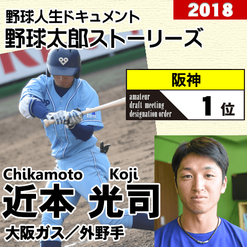 《野球太郎ストーリーズ》阪神2018年ドラフト１位、近本光司。骨の仕組みを追求して橋戸賞受賞の俊足外野手(２)